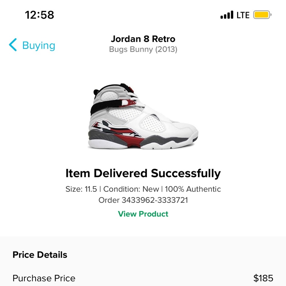 Jordan 8 bugs bunny 🐰